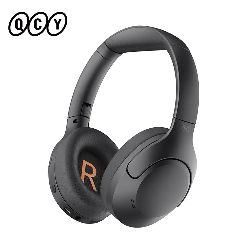 Audífonos QCY H3 Lite Bluetooth 5.3 con Cancelación de Ruido Activa (ANC) | Diadema HiFi 40mm, 60H Batería