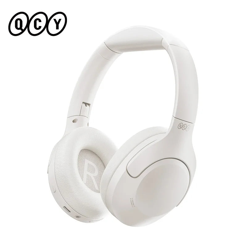 Audífonos QCY H3 Lite Bluetooth 5.3 con Cancelación de Ruido Activa (ANC) | Diadema HiFi 40mm, 60H Batería