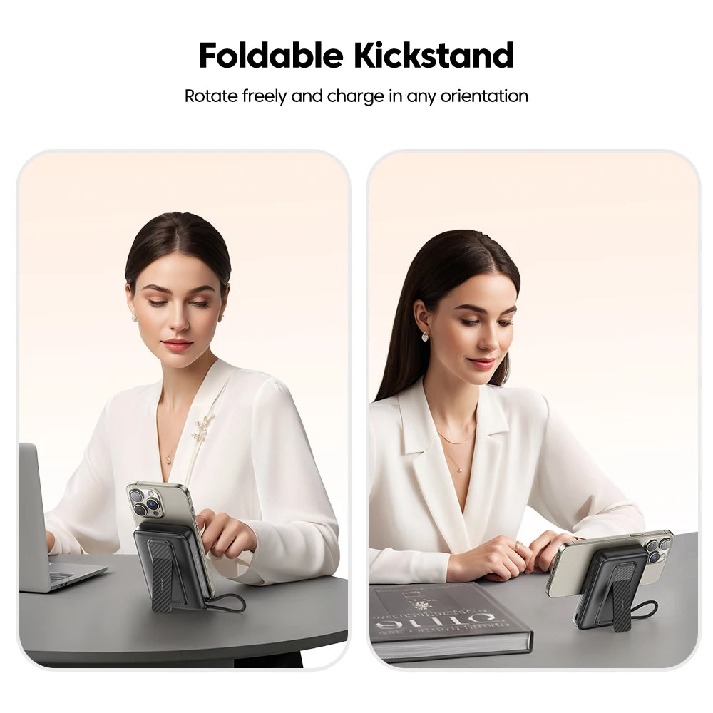 Power Bank Magnético Toocki 10000mAh | Carga Inalámbrica MagSafe