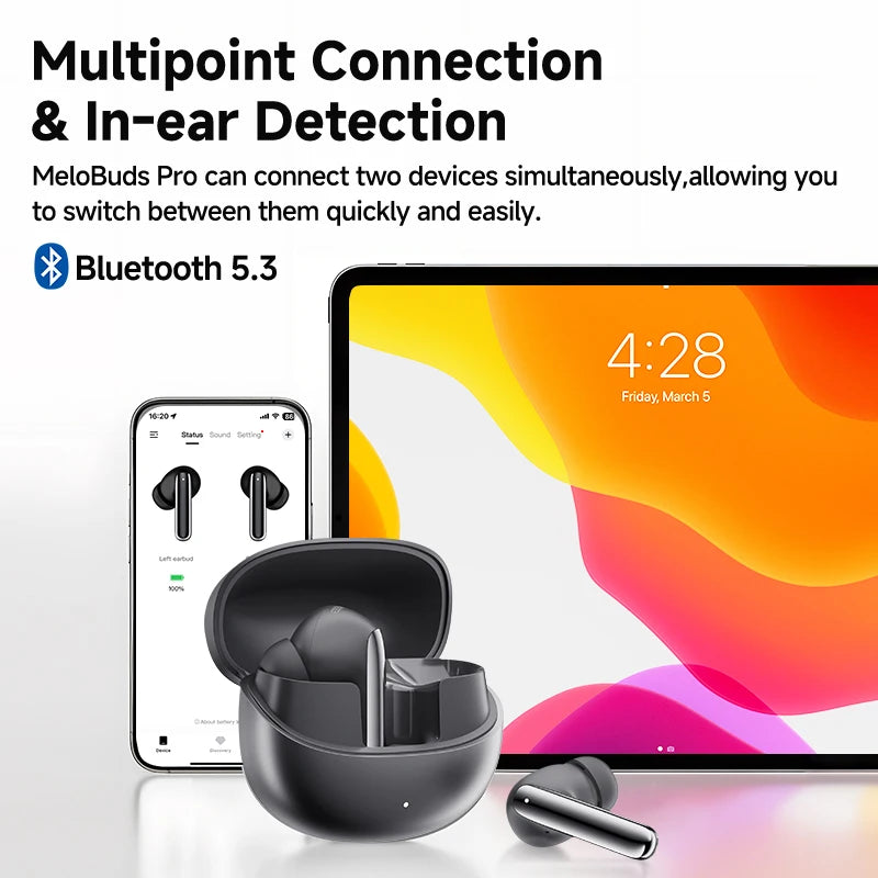 Auriculares QCY H3 ANC 43dB | Hi-Res Audio Bluetooth 5.4 60H