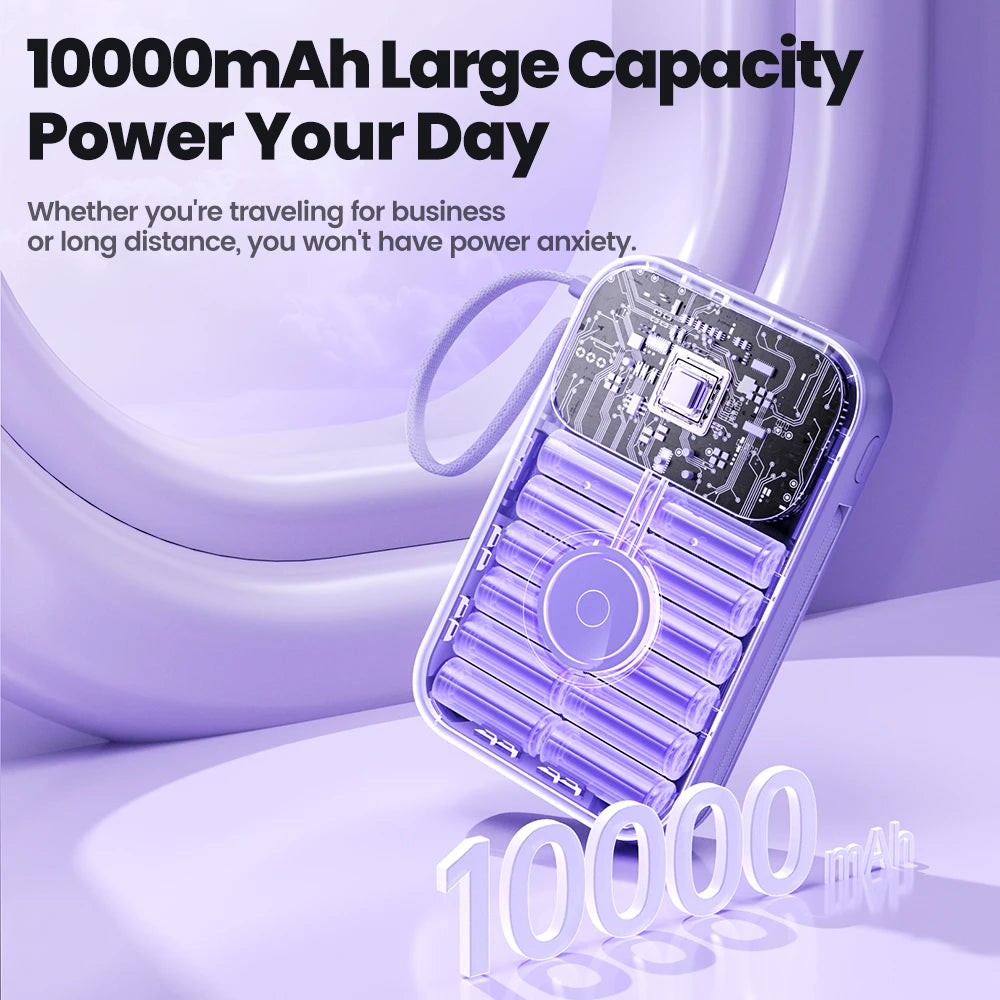 Power Bank Toocki 10000mAh | Carga Rápida PD 22.5W